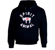 Load image into Gallery viewer, Rob Gronkowski Spirit Animal Goat New England Football Fan T Shirt - image_b6394888-b198-4b5b-8f0c-5365770d89c8