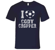 Load image into Gallery viewer, Cody Cropper I Heart New England Soccer T Shirt - image_b63b8d79-1e5f-4f85-a35f-1bf0f698206e