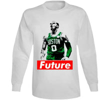 Load image into Gallery viewer, Jayson Tatum The Future Boston Fan Basketball T Shirt - image_b67330c5-6a3f-4111-acc2-fd408c266378
