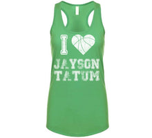 Load image into Gallery viewer, Jayson Tatum I Heart Boston Basketball Fan T Shirt - image_b710805e-8711-49bd-8e19-63f950ea23db