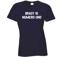 Load image into Gallery viewer, Brady Is Numero Uno Arnold Pumping Iron Parody Football T Shirt - image_b71e507e-635d-477c-be9a-1d183878a90f