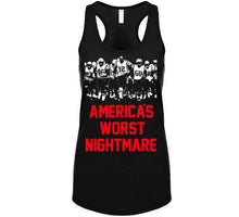 Load image into Gallery viewer, America&#39;s Worst Nightmare New England Football Fan T Shirt - image_b9a60097-585f-43da-823d-8146352a1a80