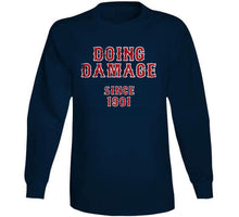 Load image into Gallery viewer, Doing Damage Since 1901 Boston Baseball Fan T Shirt - image_bb4e574e-1cb9-482b-affe-c0def4dd4170