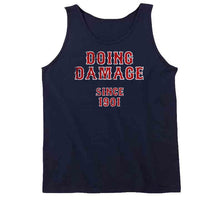 Load image into Gallery viewer, Doing Damage Since 1901 Boston Baseball Fan T Shirt - image_bc115c4f-c75d-4ac3-8315-5486d55662f3