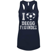 Load image into Gallery viewer, Diego Fagundez I Heart New England Soccer T Shirt - image_bc31d8d1-ec49-4b41-b807-c0f4c3936a90