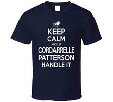 Load image into Gallery viewer, Cordarrelle Patterson Keep Calm New England Football Fan T Shirt - image_bcbde495-4315-4890-be07-5a8e1d3235b9
