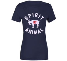 Load image into Gallery viewer, Rob Gronkowski Spirit Animal Goat New England Football Fan T Shirt - image_bd32d4df-bbdd-4686-ae80-064b41150f00