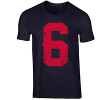 Load image into Gallery viewer, 6 Titles New England Football Fan T Shirt - image_be9d56ee-3f33-4ff6-8831-c7c382eeee80