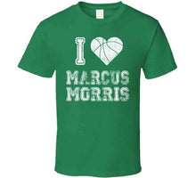 Load image into Gallery viewer, Marcus Morris I Heart Boston Basketball Fan T Shirt - image_beb3226d-b3f1-4ebe-ace5-c27e600dfa85
