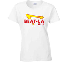 Load image into Gallery viewer, Funny Beat LA in out Parody New England Football Fan T Shirt - image_bebe2ca8-9f5a-4692-865f-f2fac1467957