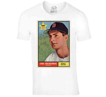 Load image into Gallery viewer, Carl Yastrzemski Rookie Card Boston Baseball Fan V2 T Shirt - image_bf78ff98-de76-48f0-85fa-2907eccb7b8d