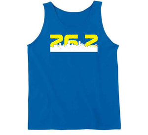 Boston Marathon inspired 26.2 miles City Skyline T Shirt - image_c1239254-5a6f-47f8-8081-e3dbc3e51bc1