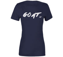 Load image into Gallery viewer, He Is The Goat Tom Brady New England Football Fan T Shirt - image_c1b2090b-c2dc-432b-b8b3-f88fca7b0eaf