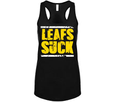 Load image into Gallery viewer, Leafs Suck Boston Playoff Hockey Fan T Shirt - image_c1cb299b-6cbe-4408-b486-c59e80170f71