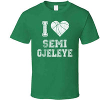 Load image into Gallery viewer, Semi Ojeleye I Heart Boston Basketball Fan T Shirt - image_c1f8a55a-9da6-4de3-88b3-bb1874508f7d