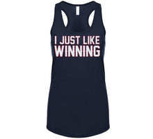 Load image into Gallery viewer, I Just Like Winning New England Football Fan T Shirt - image_c3111c95-ab4a-442c-9dba-db46274ff3de