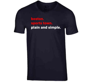 Boston Sports Town Plain and Simple New England Football Fan T Shirt - image_c325f3e7-96a7-4d31-aecf-b6236438614b