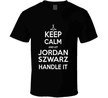Load image into Gallery viewer, Jordan Szwarz Keep Calm Boston Hockey Fan T Shirt - image_c36f0d2a-df57-4c35-8b5b-f9e70f6ddcd6