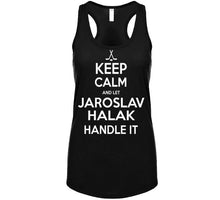 Load image into Gallery viewer, Jaroslav Halak Keep Calm Boston Hockey Fan T Shirt - image_c46977b1-481a-46db-9885-fa5b92fc4646