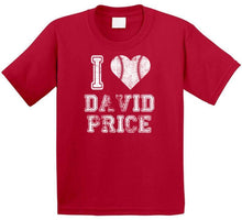 Load image into Gallery viewer, David Price I Heart Boston Baseball Fan T Shirt - image_c96ae55a-a426-43ab-9e6a-a8b077981eb0