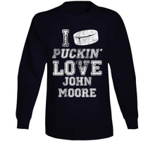 Load image into Gallery viewer, John Moore I Love Boston Hockey Fan T Shirt - image_c97374db-2b28-418b-aacb-b341315e7de4