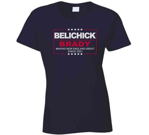 Bill Belichick and Tom Brady Making New England Great Since 2001 Football Fan T Shirt - image_c9951774-f5cd-4e13-8b67-f75ba59245e3