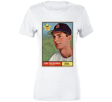 Load image into Gallery viewer, Carl Yastrzemski Rookie Card Boston Baseball Fan V2 T Shirt - image_c9ef7d97-fc2c-4174-a97c-e3d82bf27045