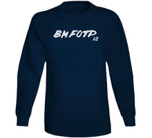 Load image into Gallery viewer, Bmfotp Tom Baddest 12 Tom Brady New England Fan T Shirt - image_ca69a141-78ec-462d-a269-448c0da9105b