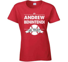 Load image into Gallery viewer, Andrew Benintendi We Trust Boston Baseball Fan T Shirt - image_cab727cd-aa79-4a6d-96e1-c8975750edfc