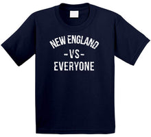 Load image into Gallery viewer, Dynasty New England Vs Everyone New England Football Fan Navy T Shirt - image_cbab486d-2044-4719-90a3-f9cb2a68f5dd