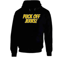 Load image into Gallery viewer, Puck Off Jerks Beat The Jerks Boston Hockey Fan T Shirt - image_cbb57e9d-c166-40ea-8e37-1fb66e596932