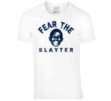 Load image into Gallery viewer, Fear The Slayter Matthew Slayter England Football Fan Distressed T Shirt - image_cc671a51-6622-4851-bf11-a8fa4d6830fc
