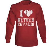 Load image into Gallery viewer, Nathan Eovaldi I Heart Boston Baseball Fan T Shirt - image_cd762b10-3708-4ff7-9acd-bb642afa6a33