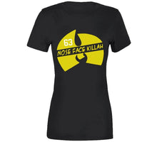 Load image into Gallery viewer, Brad Marchand Nose Face Killah Bees Boston Hockey Fan T Shirt - image_ce0bdb45-8276-406d-8e7f-9668090ebb03