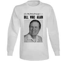 Load image into Gallery viewer, New England  Bill Wins Again Biff Back To The Future Parody Football  T Shirt - image_cf31f3c6-accb-4995-ab47-69e04df894ac