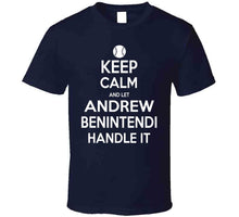 Load image into Gallery viewer, Andrew Benintendi Keep Calm Boston Baseball Fan T Shirt - image_cf62a09e-7644-41c1-887d-55f312fabb8d