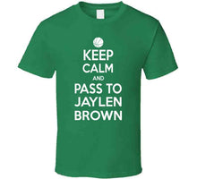 Load image into Gallery viewer, Jaylen Brown Keep Calm Boston Basketball Fan T Shirt - image_d017f355-7c2c-45a7-989f-633b9893f8f6