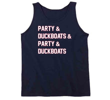 Load image into Gallery viewer, Party And Duck Boats New England Football Fan T Shirt - image_d0c308f7-5b30-467c-95e3-1da1c2b3f644