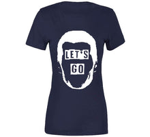 Load image into Gallery viewer, Lets Go Tom Brady Face Silhouette New England Football T Shirt - image_d0c436d4-9c78-4897-b9b1-71e1f7efd551