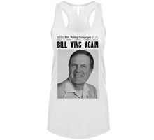 Load image into Gallery viewer, New England  Bill Wins Again Biff Back To The Future Parody Football  T Shirt - image_d0c7b54b-abdb-4617-931e-feb40f90304f