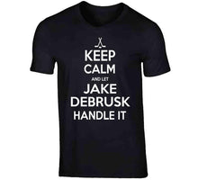 Load image into Gallery viewer, Jake DeBrusk Keep Calm Boston Hockey Fan T Shirt - image_d13aa0dc-fe4c-4d7a-83f6-21b20c9bc7b3