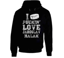 Load image into Gallery viewer, Jaroslav Halak I Love Boston Hockey Fan T Shirt - image_d201e946-7a26-4526-b876-68f7066dd2f1