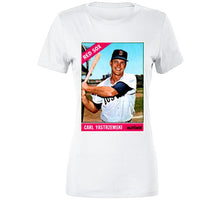 Load image into Gallery viewer, Carl Yastrzemski Boston Baseball Card Fan V2 T Shirt - image_d3651108-ad54-4159-92e2-a2cbaae20196
