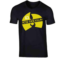 Load image into Gallery viewer, Brad Marchand Nose Face Killah Bees Boston Hockey Fan T Shirt - image_d38d65a8-a59c-4460-9855-5d1a43d8d641