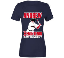 Load image into Gallery viewer, Andrew Benintendi Is My Homeboy Boston Baseball Fan T Shirt - image_d394fee6-1e92-4c0d-b98d-ff6626cda07d