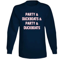 Load image into Gallery viewer, Party And Duck Boats And Party New England Football Fan T Shirt - image_d52ed860-413b-42df-911a-93d0365a4a74