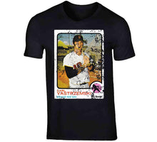 Load image into Gallery viewer, Carl Yastrzemski Boston Baseball Card Fan T Shirt - image_d59f7f70-6383-421f-8626-2c46e7d9da40