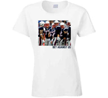 Load image into Gallery viewer, Bet Against Us New England Football Team Fan T Shirt - image_d63e4a9d-f52c-4b34-bcc9-3144dff92d27