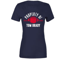 Load image into Gallery viewer, New England Property Of Tom Brady Football Fan T Shirt - image_d6959507-5f96-4658-8eb8-28ba50a5173f