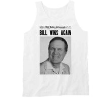 Load image into Gallery viewer, New England  Bill Wins Again Biff Back To The Future Parody Football  T Shirt - image_d6c69f9f-5c13-43e3-9748-613a837156ea